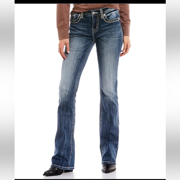 SALE❤️❤️❤️Miss me 🎹 boot cut distress jeans - Picture 13 of 16